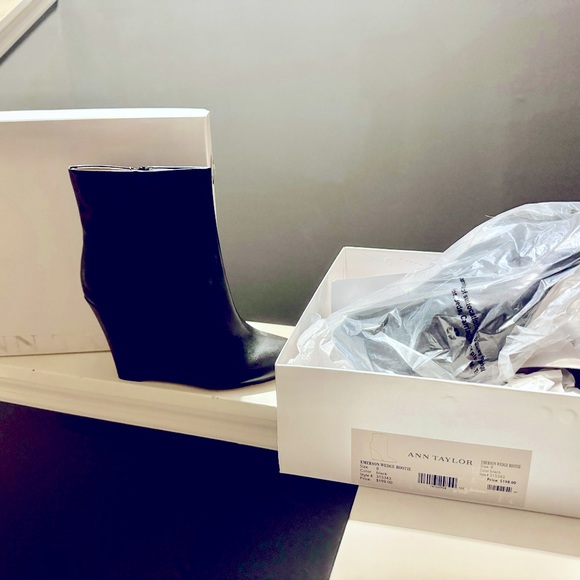 Ann Taylor Emerson Wedge Bootie - Picture 2 of 8